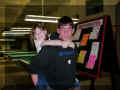 Here's me and my adopted brother Brandon doing what we love best.