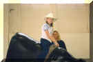I didn't get bucked off the bull, but others did!