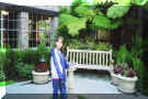 Me in the hotel courtyard.
