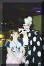 Me and Cruella DeVille from "101 Dalmations".
