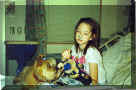 This toy dog is really cute, it almost looks real!