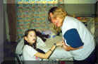 Me playing with Sara.
