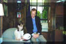 Receiving the Oregon Ducks autographed football - GO DUCKS!!!