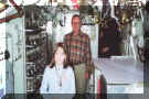 Me and grandpa inside the submarine - no piggy backs here!