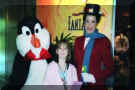Me and Mary Poppins with one of her penguins.