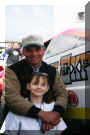 Me and the Pony Express driver.