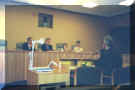 That's Senator Metzger on my right, he was very helpful.