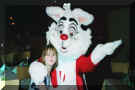 Me and the White Rabbit from "Alice in Wonderland".