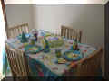 The Sponge Bob Birthday table.  I love Sponge Bob, he is so funny.